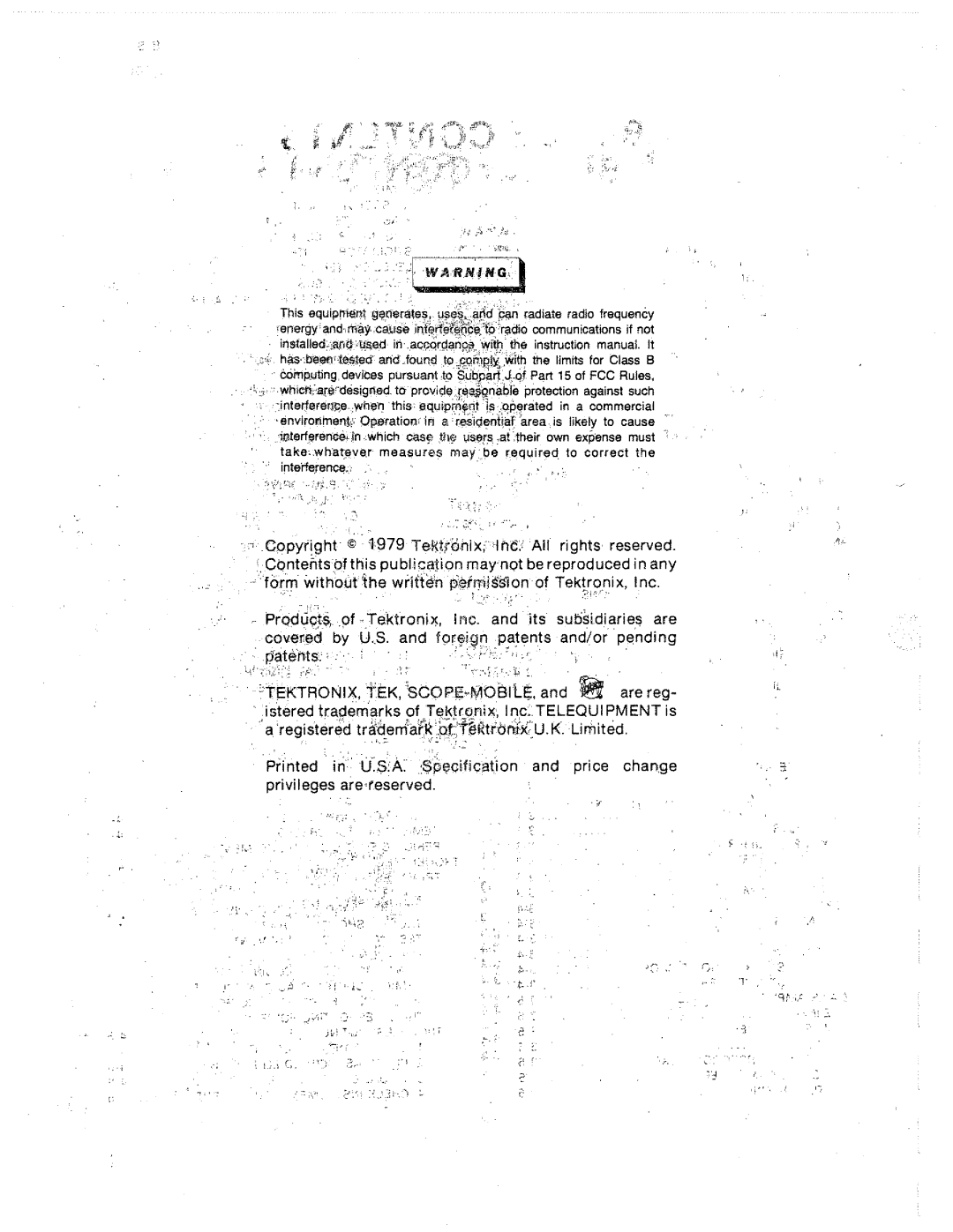 Tektronix 606B manual 