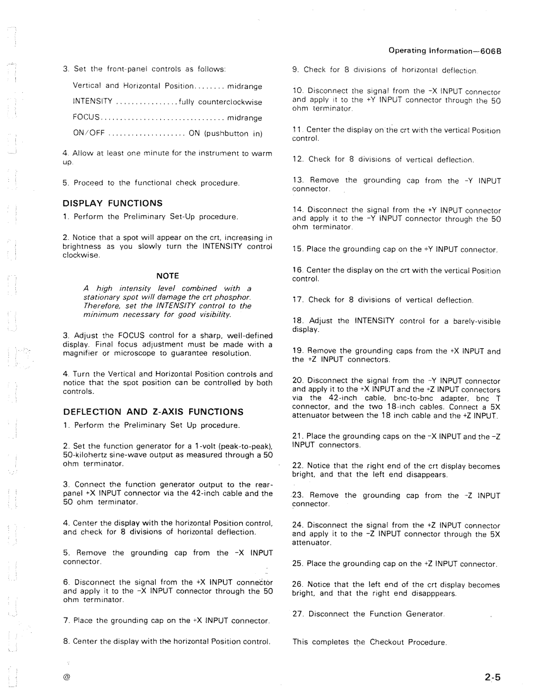 Tektronix 606B manual 