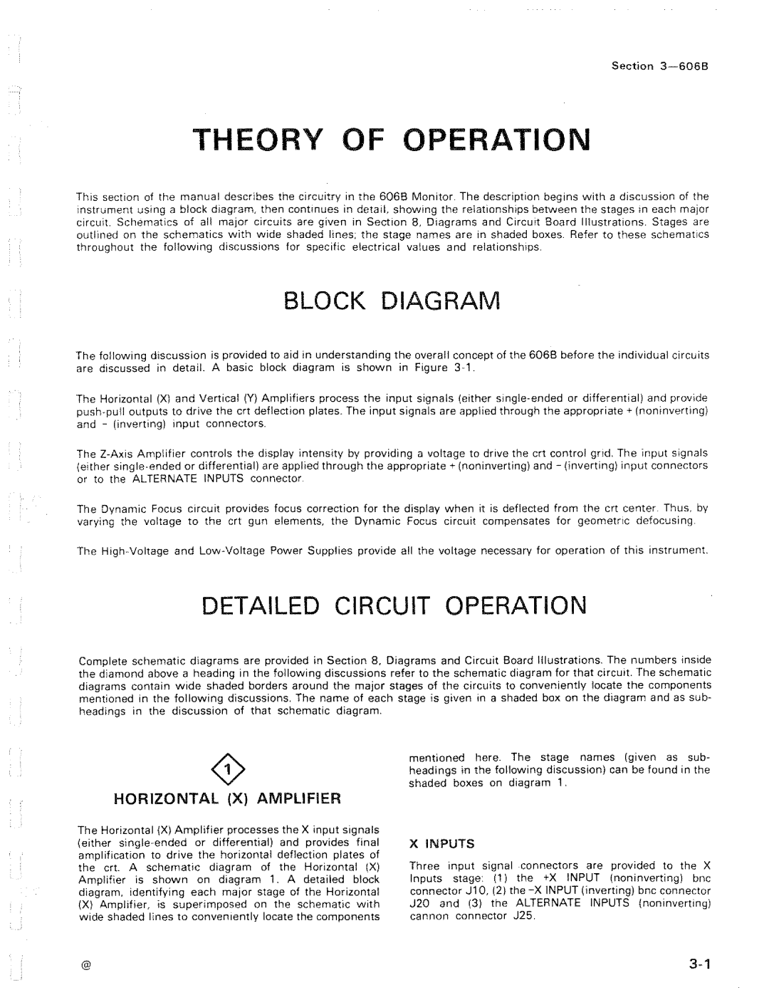 Tektronix 606B manual 