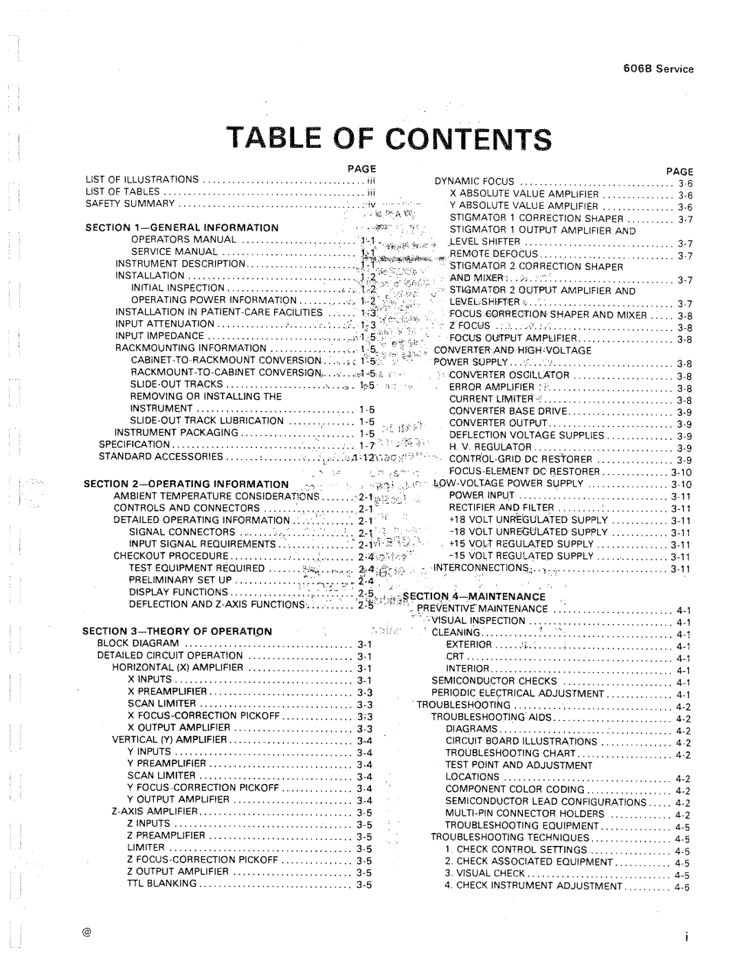 Tektronix 606B manual 