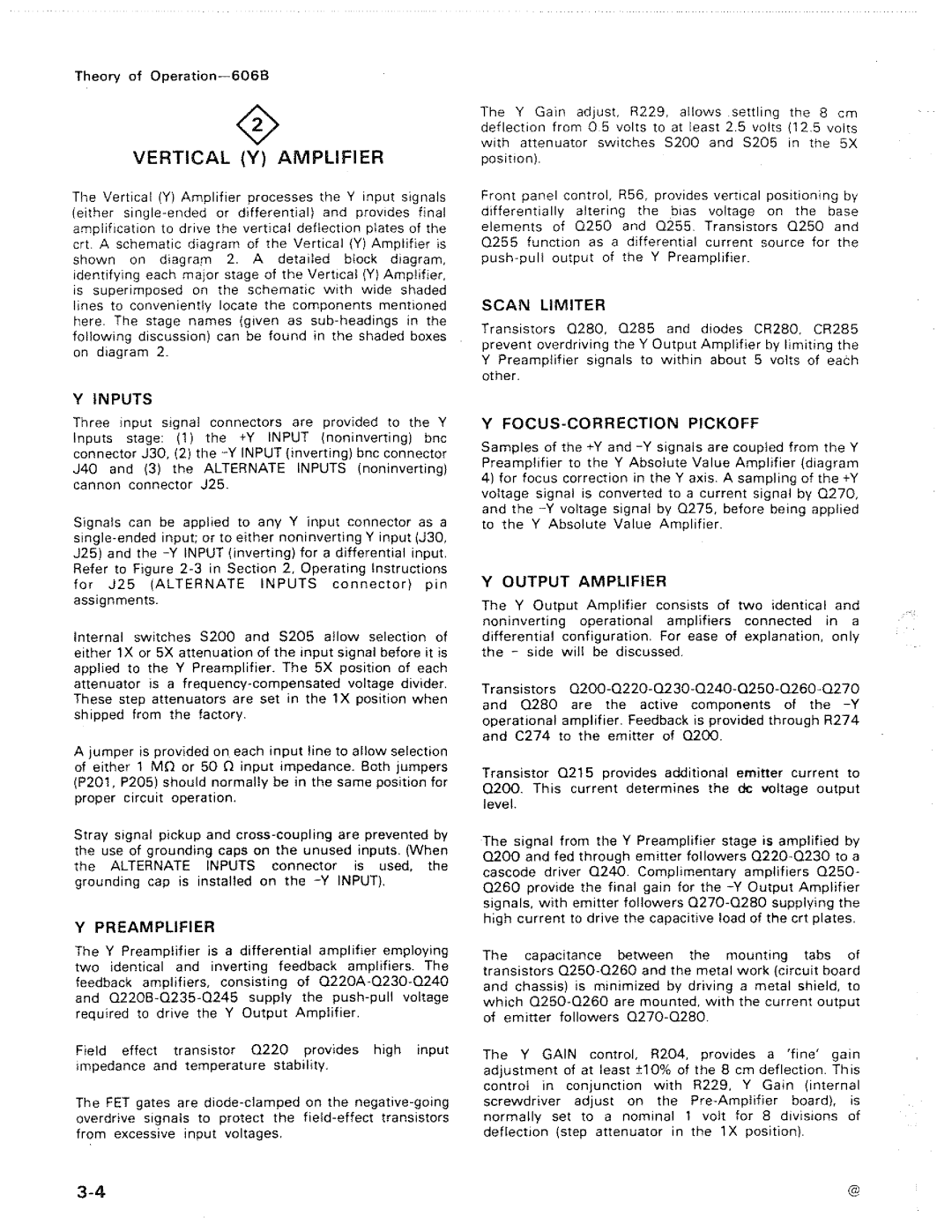 Tektronix 606B manual 