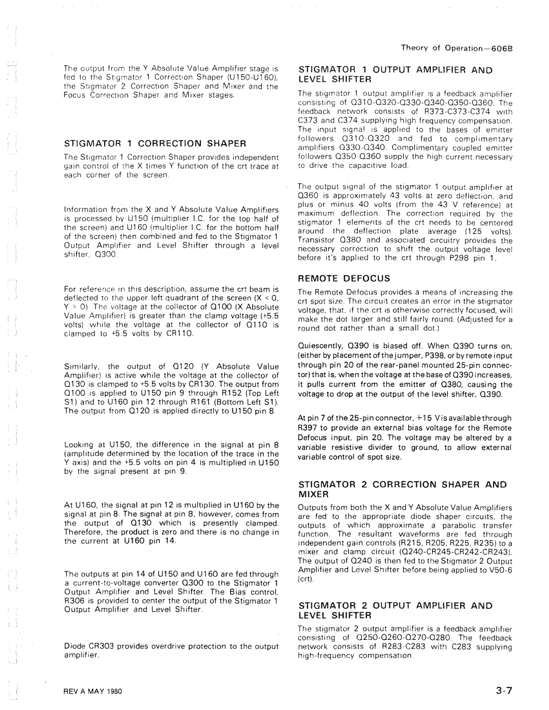 Tektronix 606B manual 