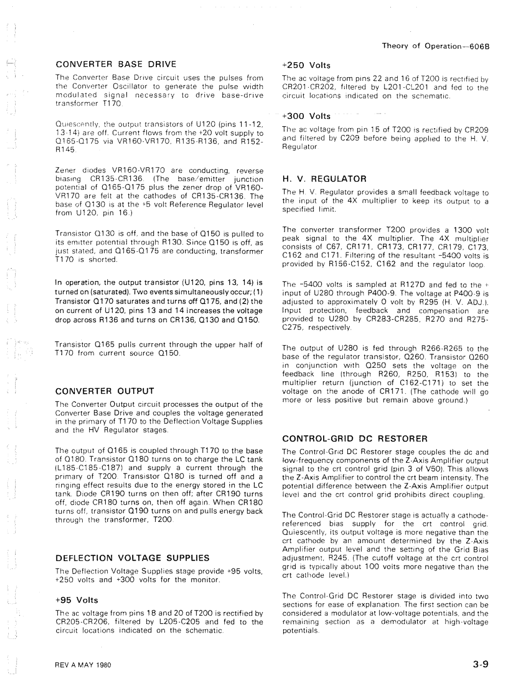 Tektronix 606B manual 