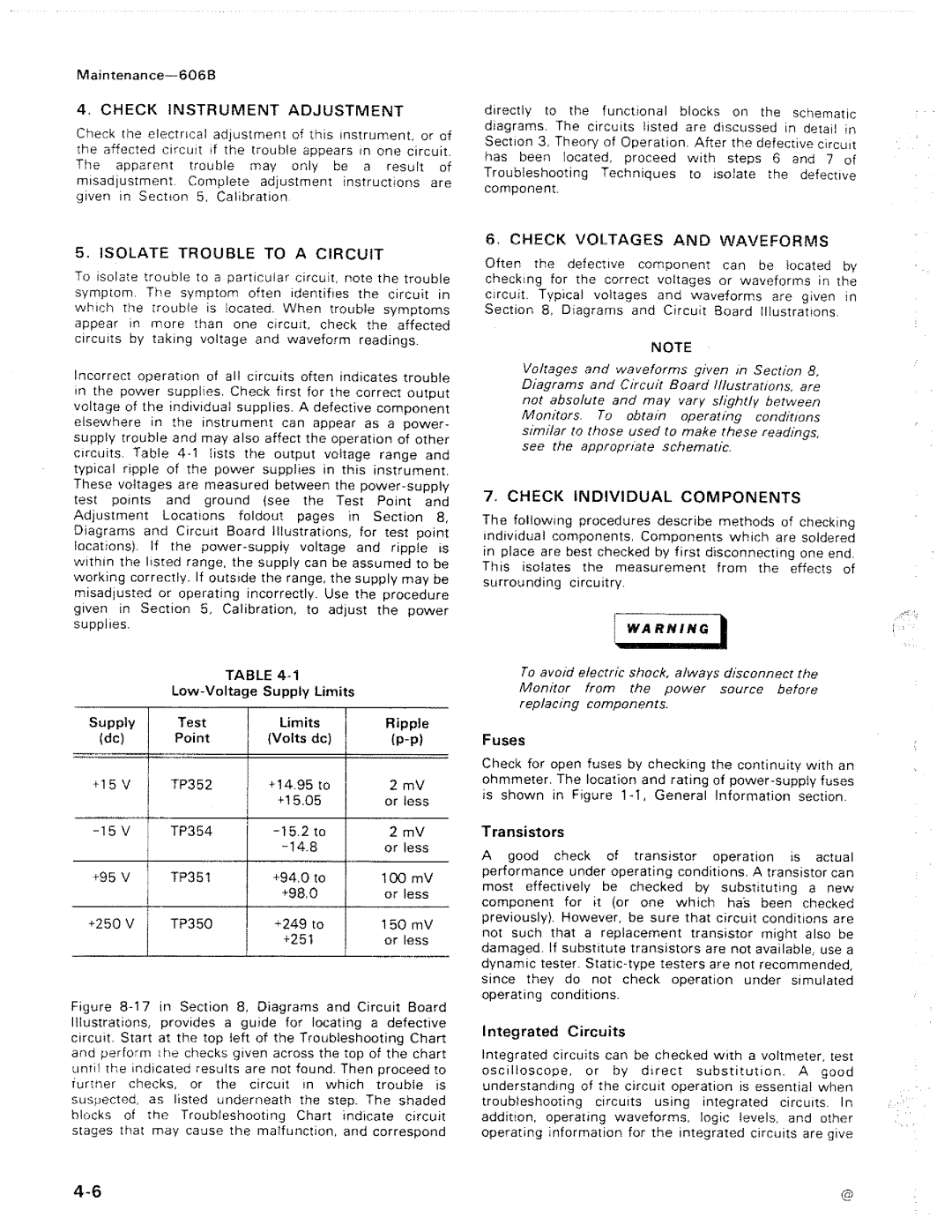 Tektronix 606B manual 