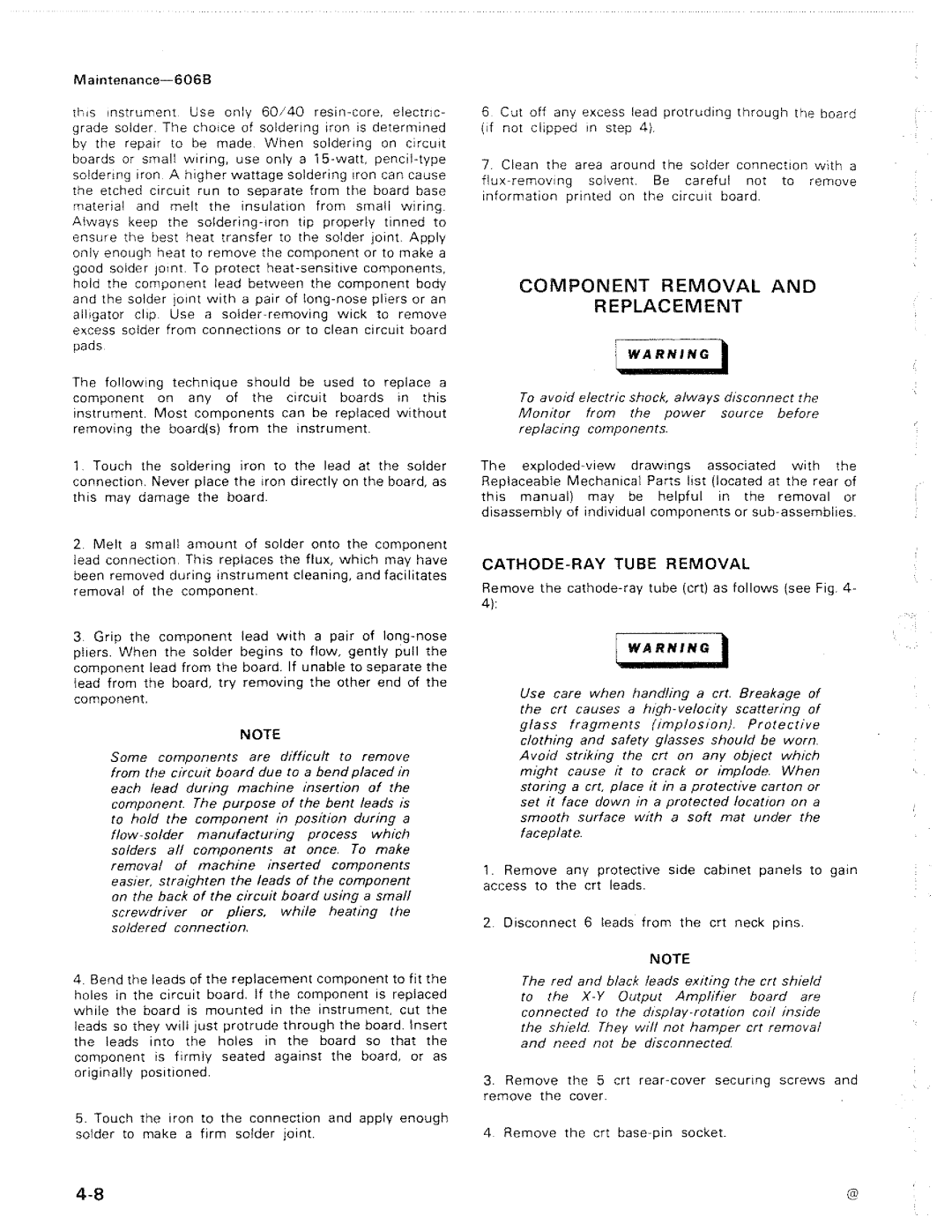 Tektronix 606B manual 