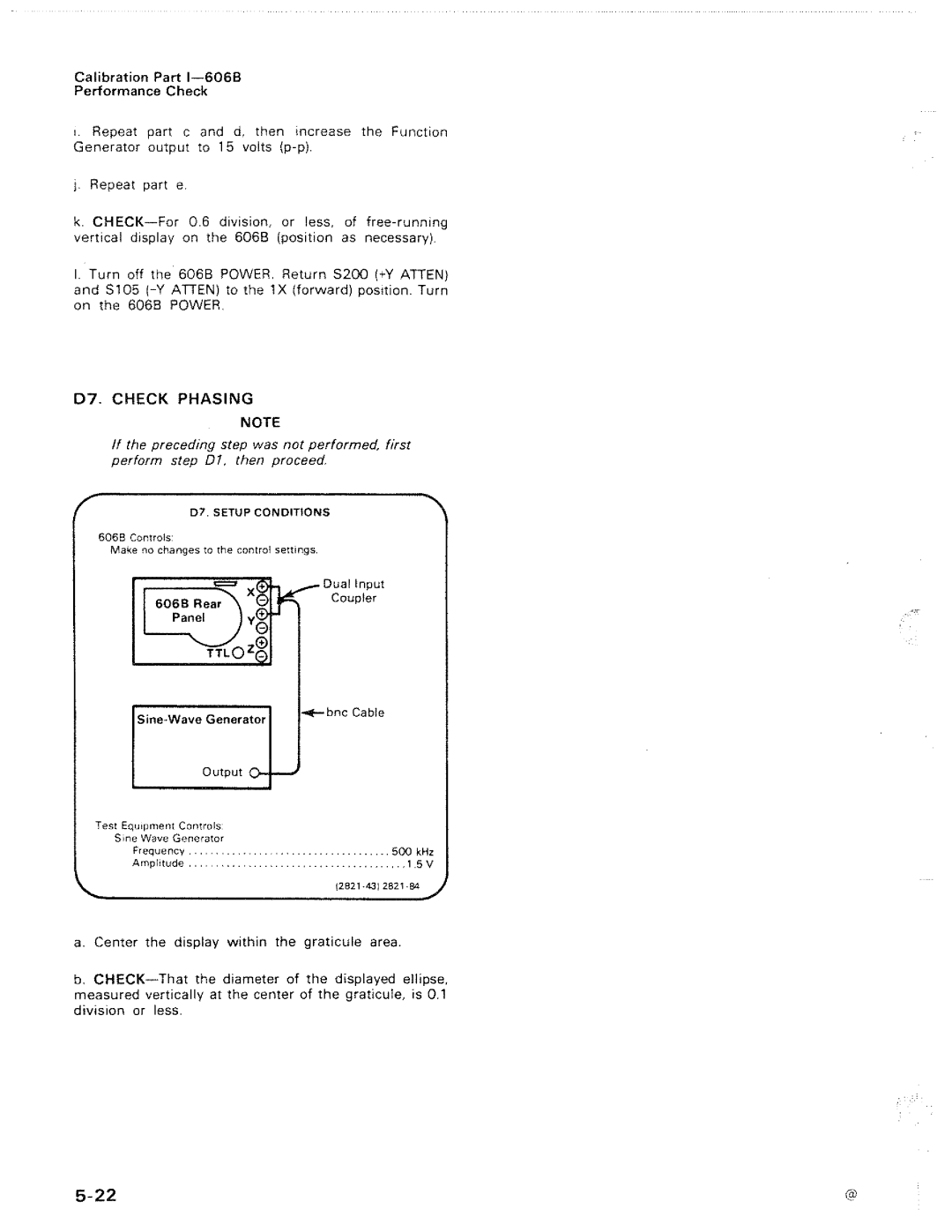 Tektronix 606B manual 