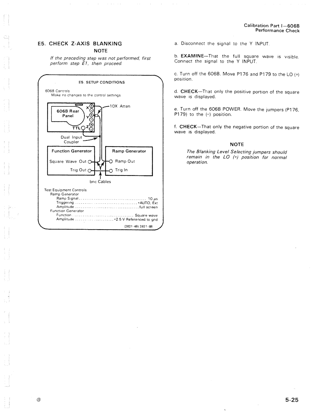 Tektronix 606B manual 