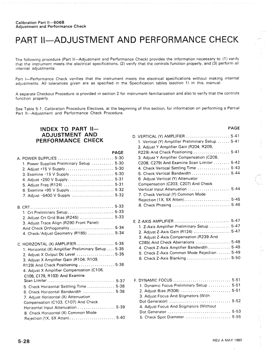 Tektronix 606B manual 