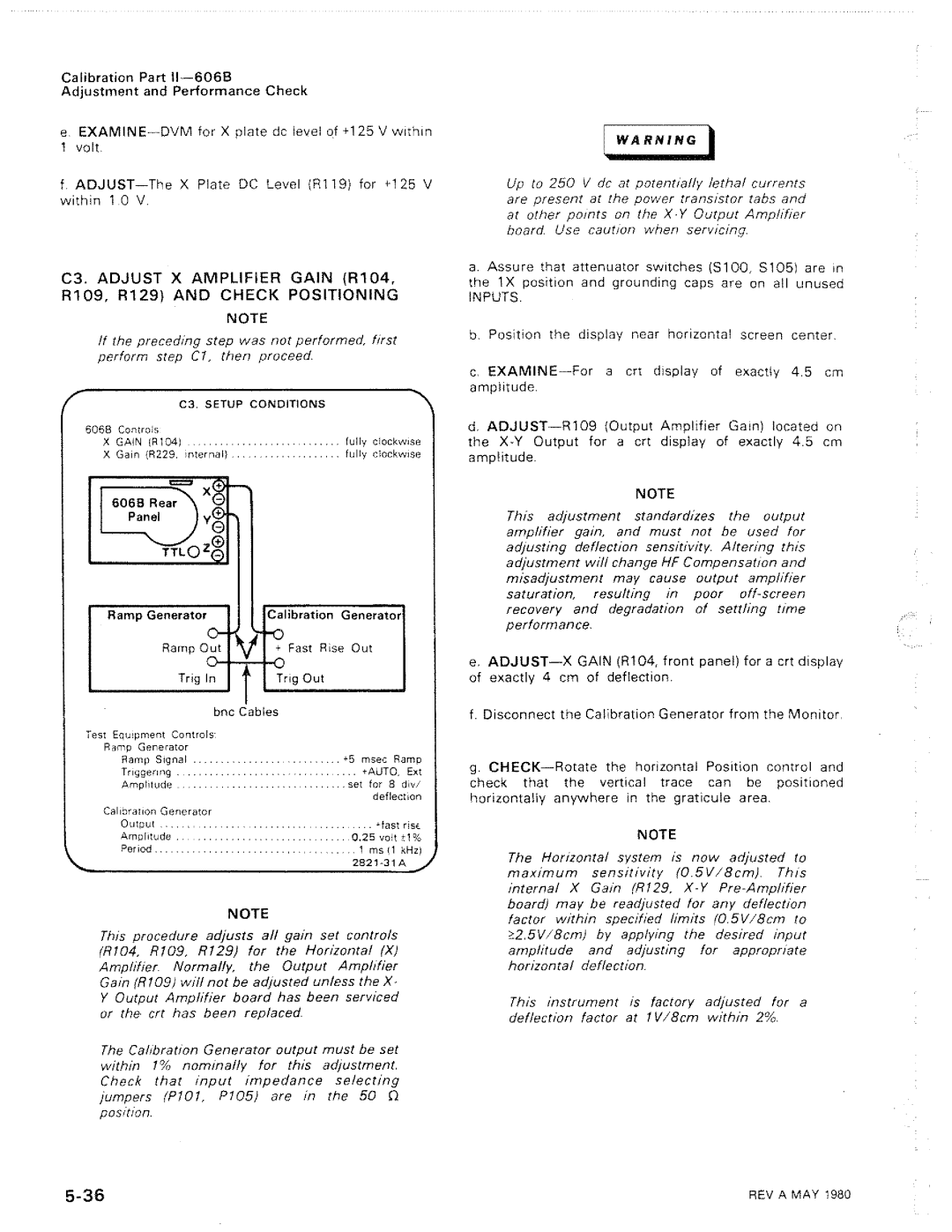 Tektronix 606B manual 