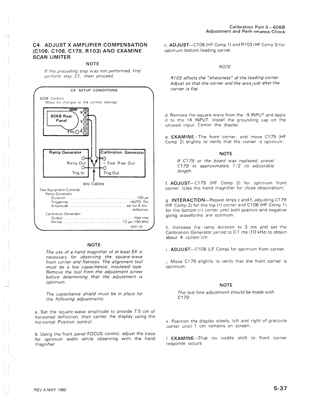 Tektronix 606B manual 