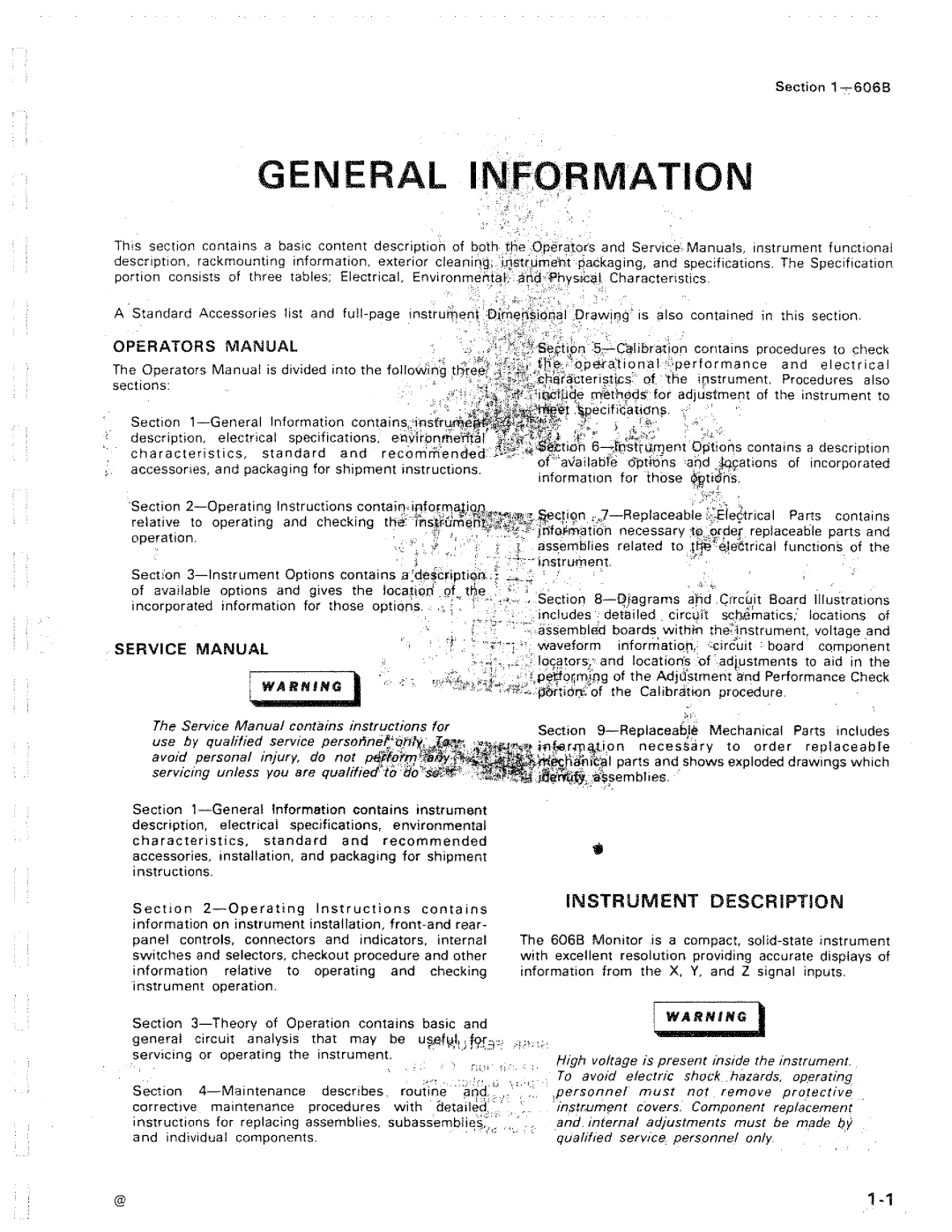 Tektronix 606B manual 