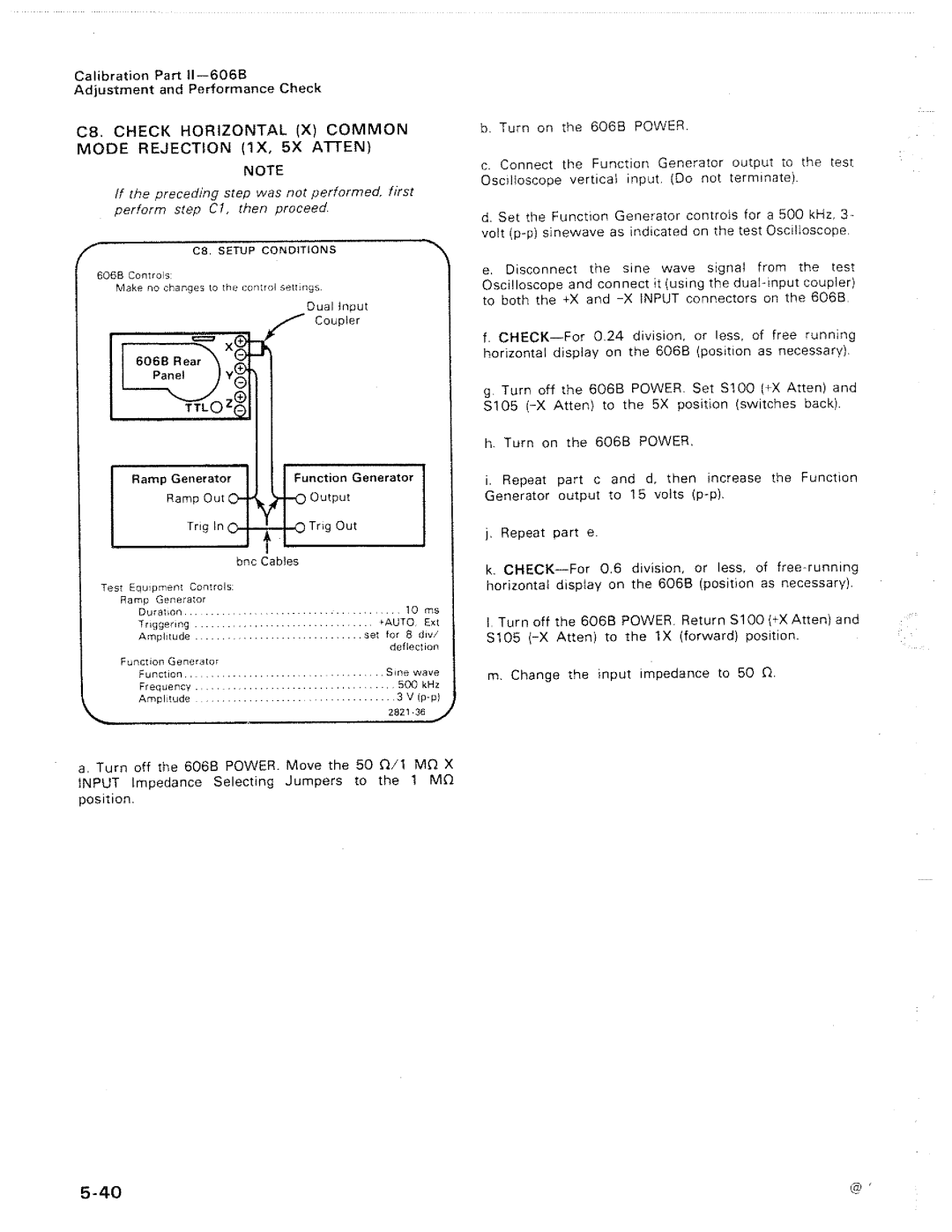 Tektronix 606B manual 