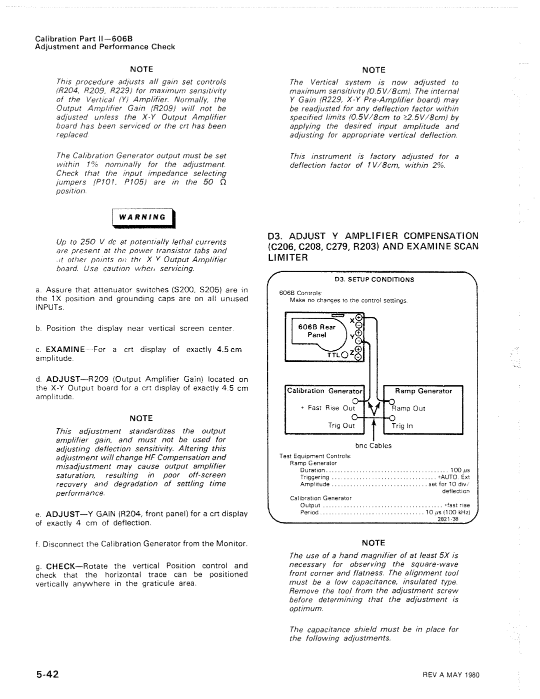 Tektronix 606B manual 