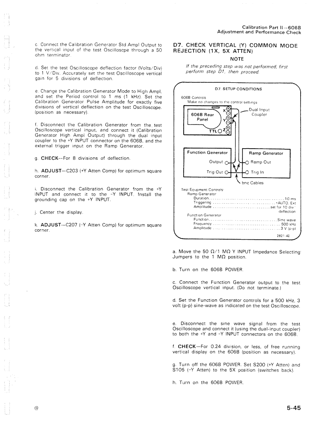 Tektronix 606B manual 