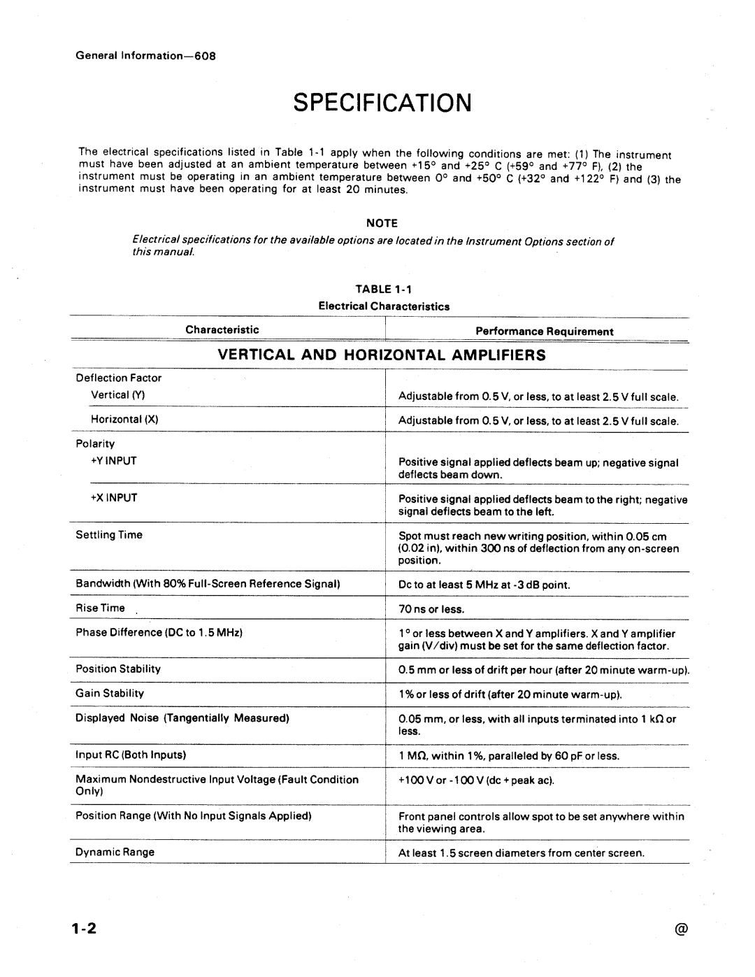 Tektronix 608 manual 