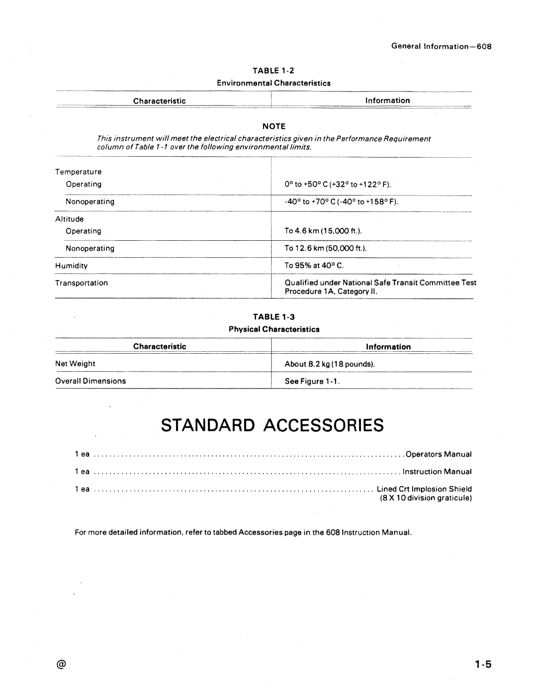 Tektronix 608 manual 