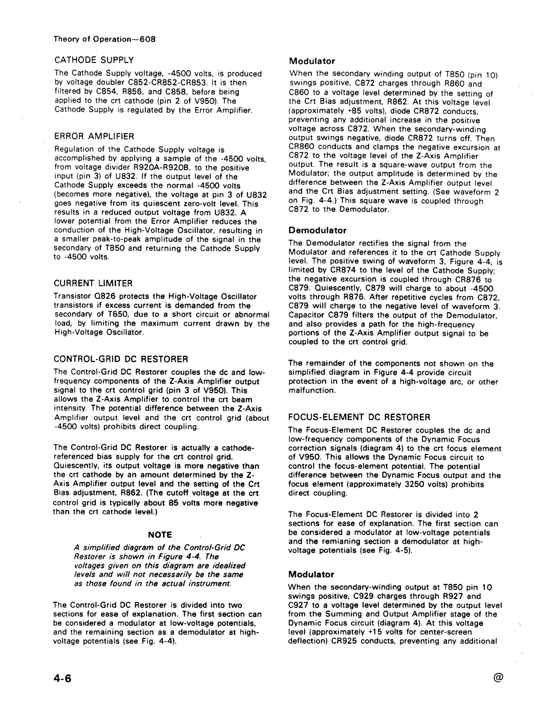 Tektronix 608 manual 