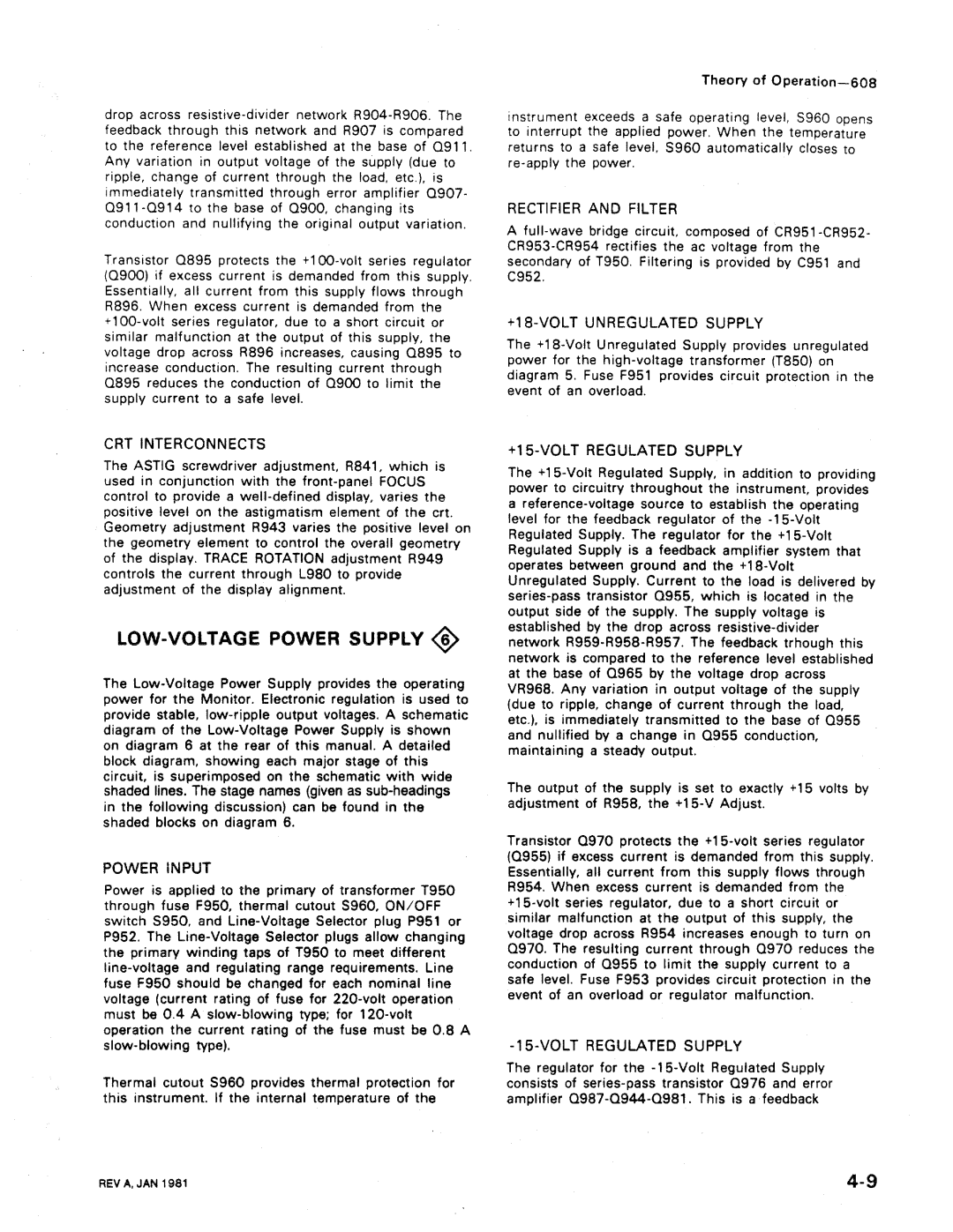 Tektronix 608 manual 