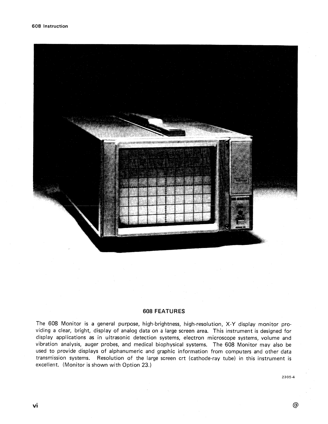 Tektronix 608 manual 