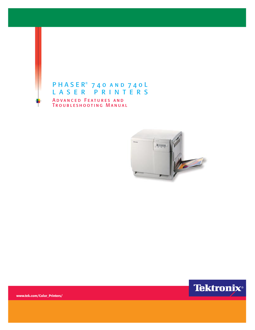 Tektronix 740L manual S E R P R I N T E R S 