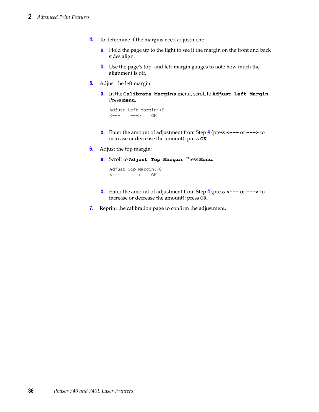 Tektronix manual Phaser 740 and 740L Laser Printers 