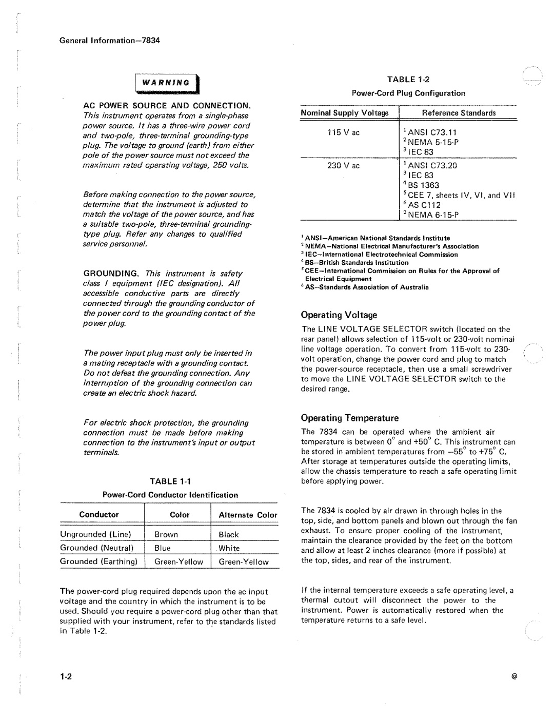 Tektronix 7834 manual 