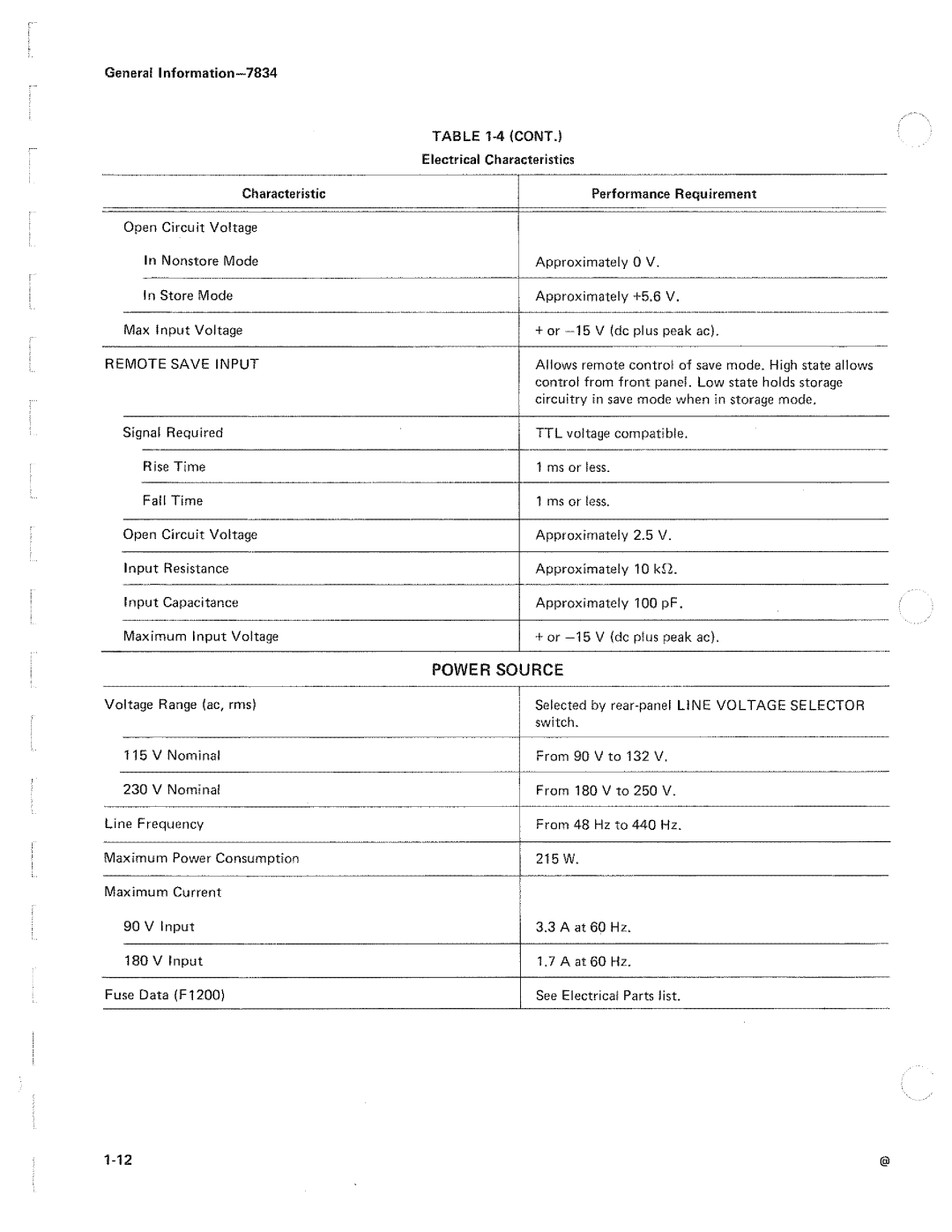 Tektronix 7834 manual 