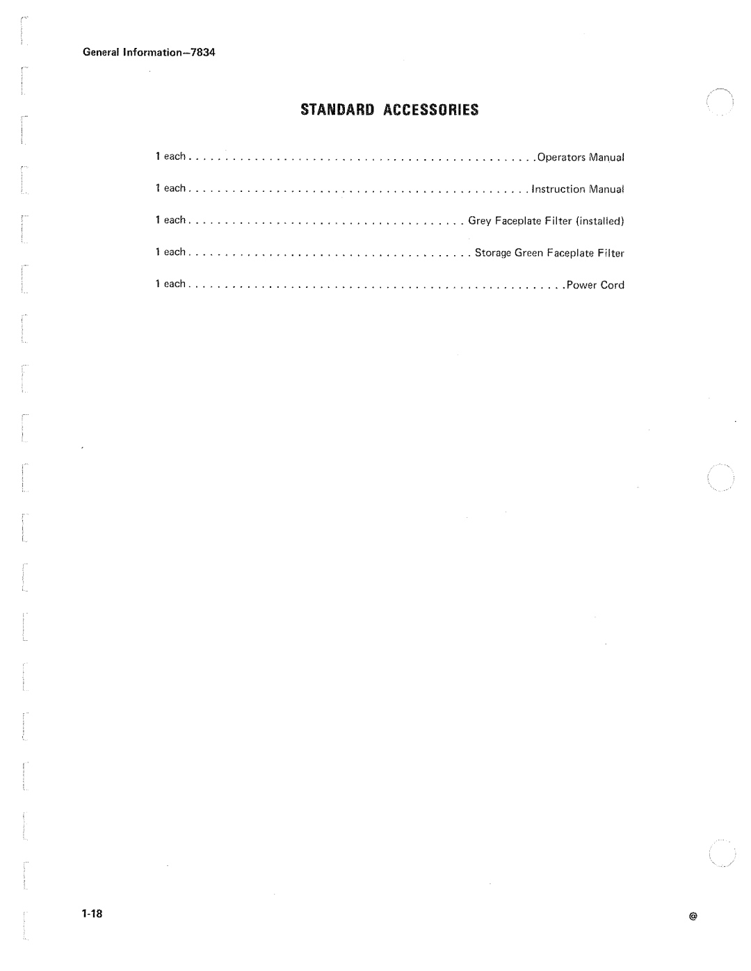 Tektronix 7834 manual 