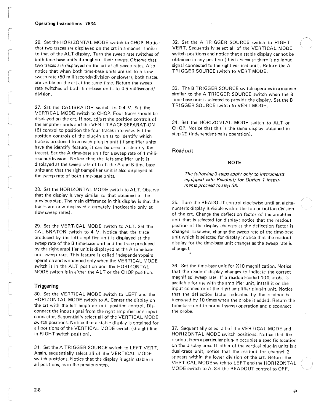 Tektronix 7834 manual 