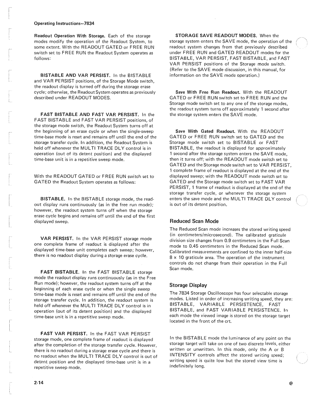 Tektronix 7834 manual 