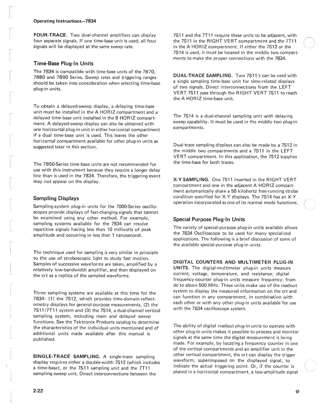 Tektronix 7834 manual 