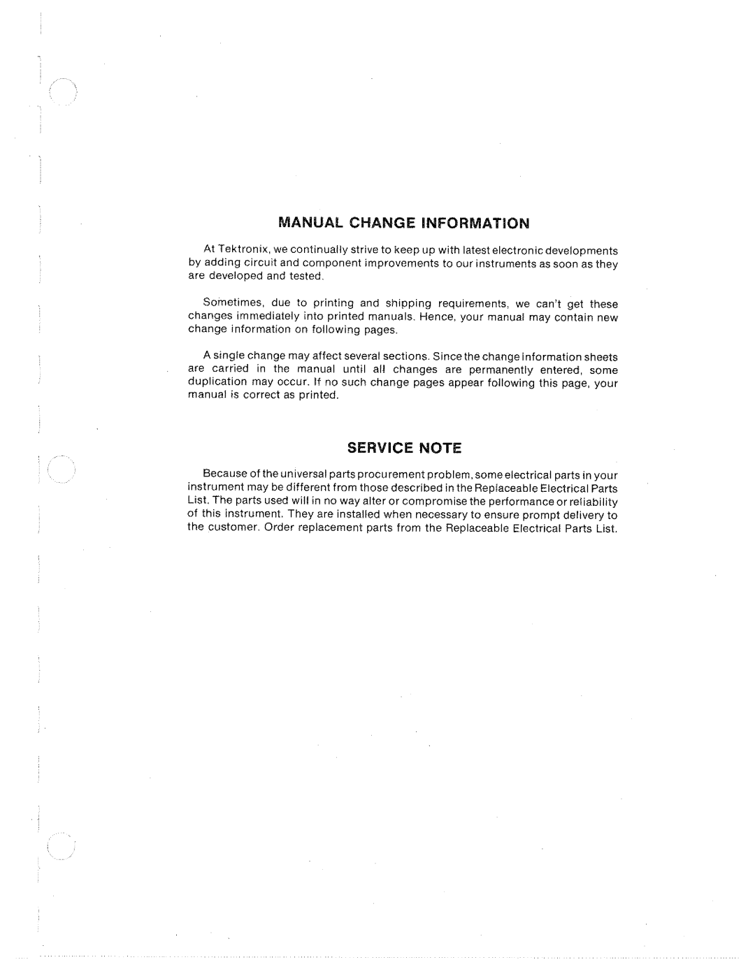 Tektronix 7834 manual 