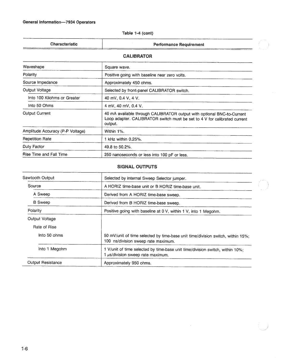 Tektronix 7934 manual 