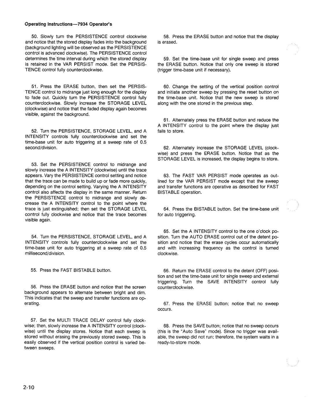 Tektronix 7934 manual 