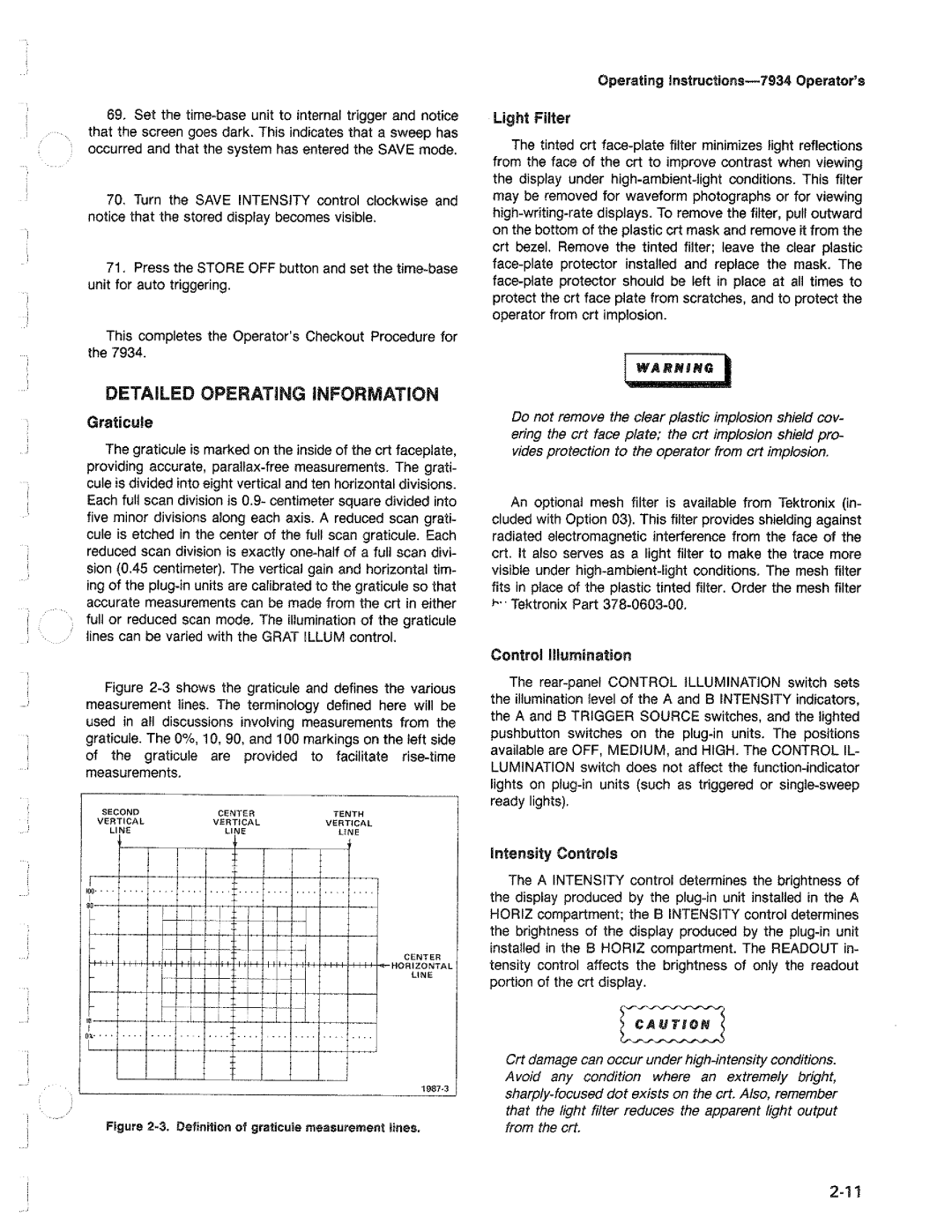 Tektronix 7934 manual 