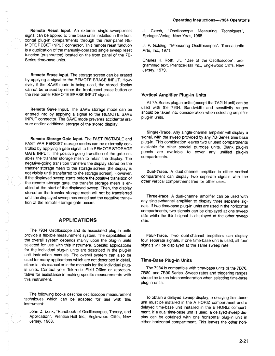 Tektronix 7934 manual 