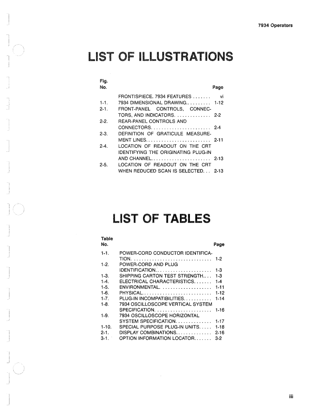 Tektronix 7934 manual 