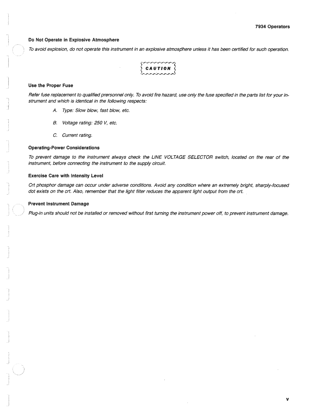 Tektronix 7934 manual 