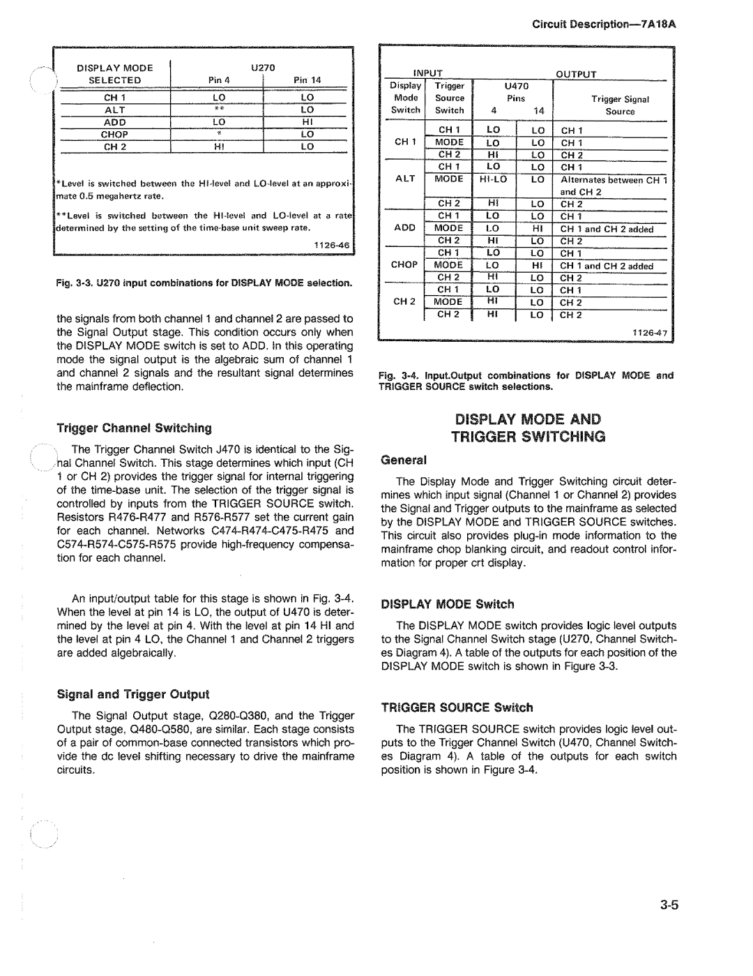 Tektronix 7A18A manual 