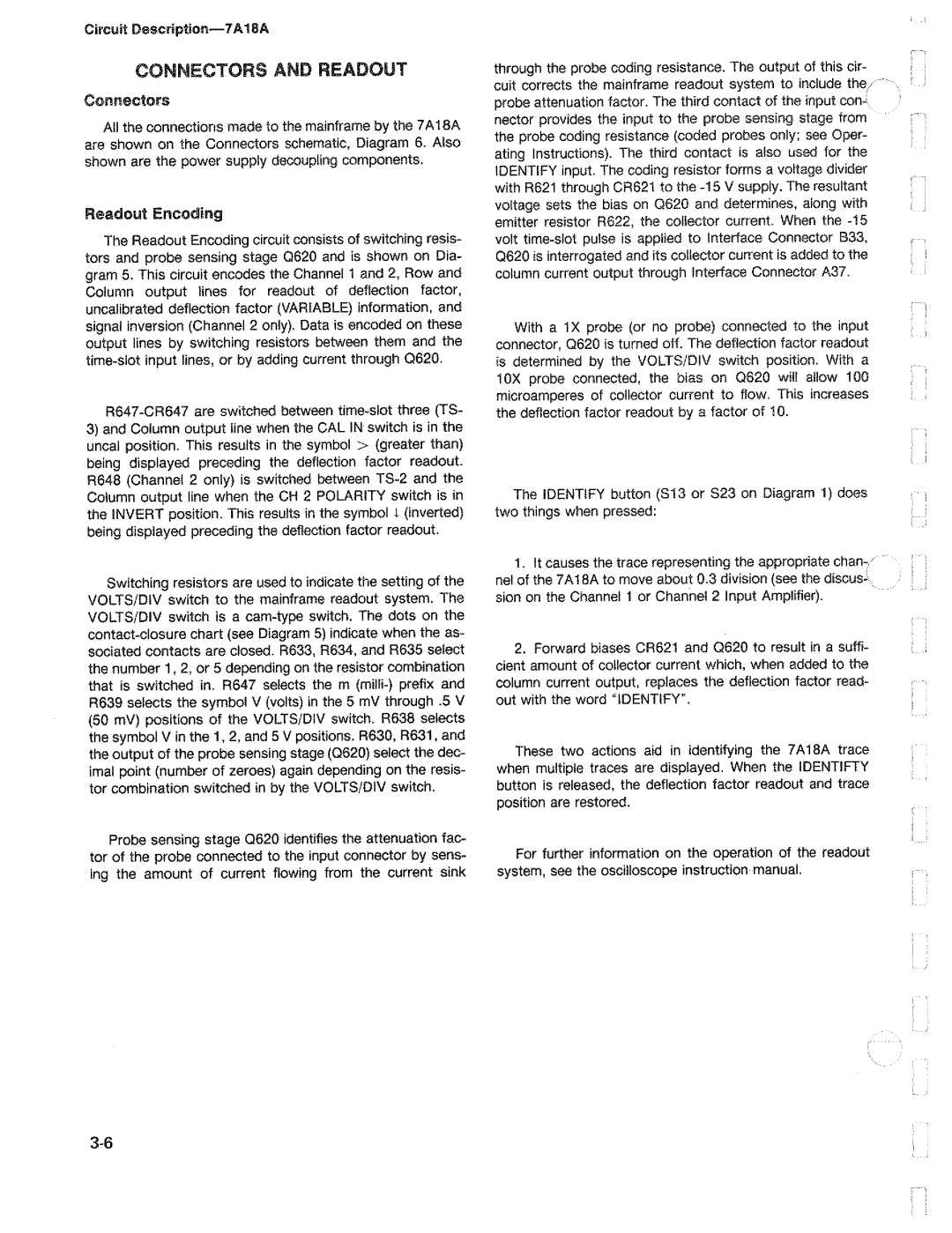 Tektronix 7A18A manual 