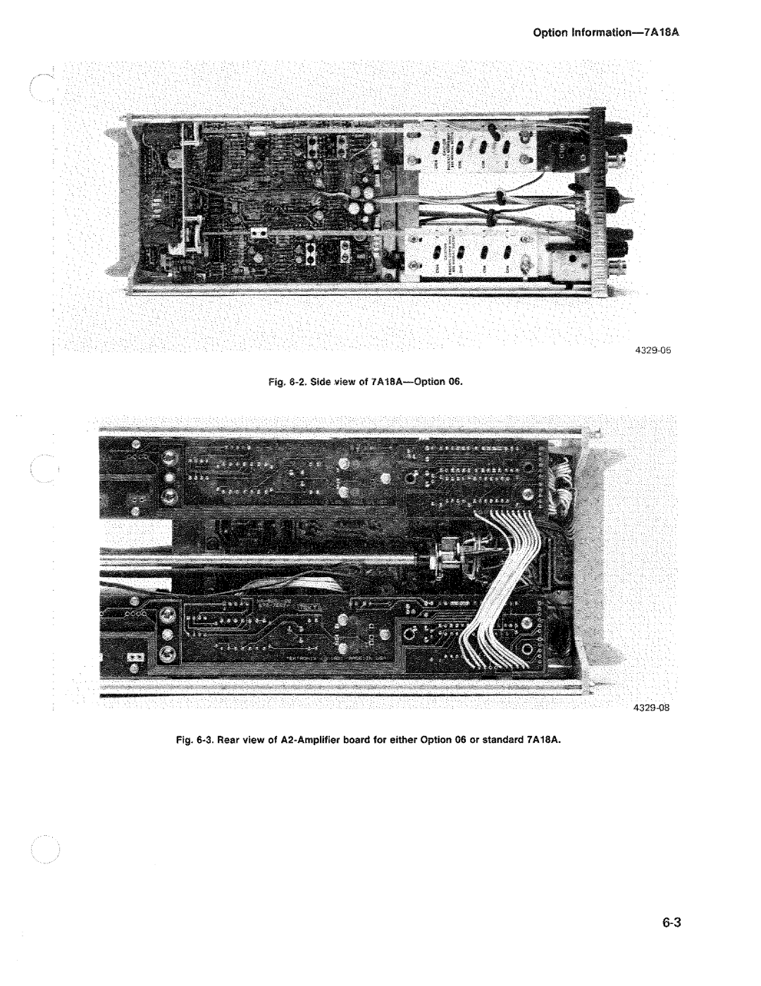 Tektronix 7A18A manual 