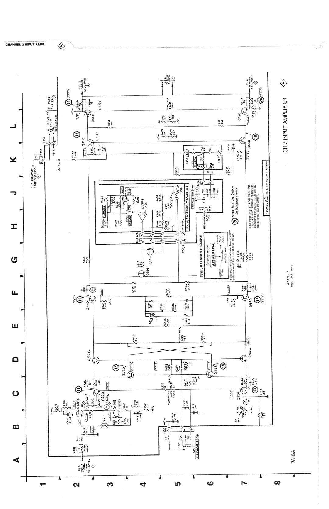 Tektronix 7A18A manual 