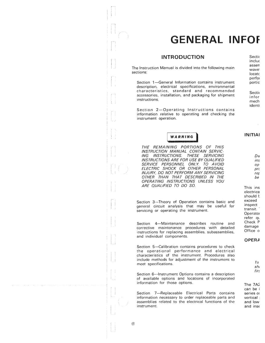 Tektronix 7A29 manual 