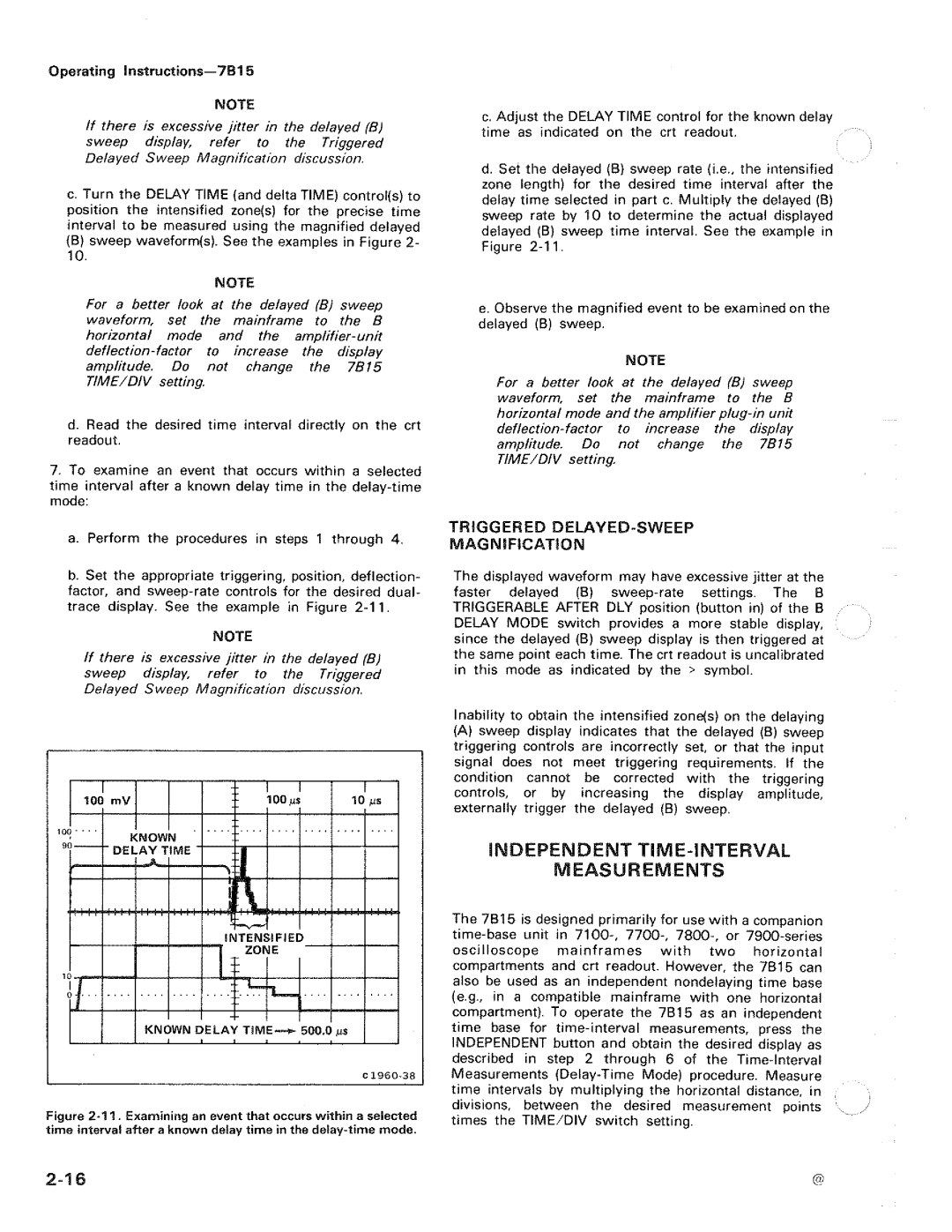 Tektronix 7B15 manual 