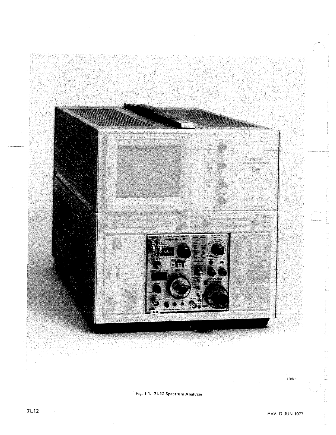 Tektronix 7L12 manual 