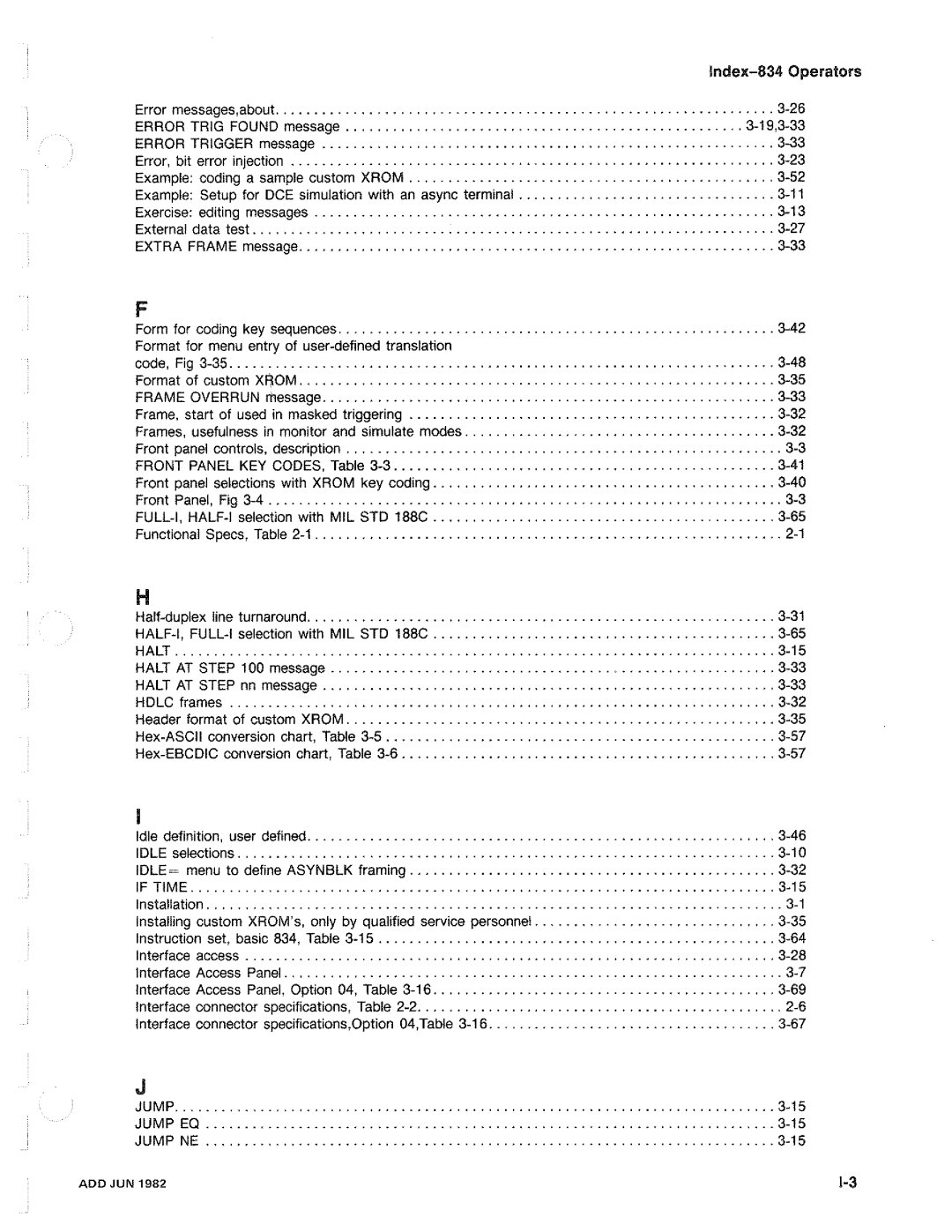 Tektronix 834 manual 