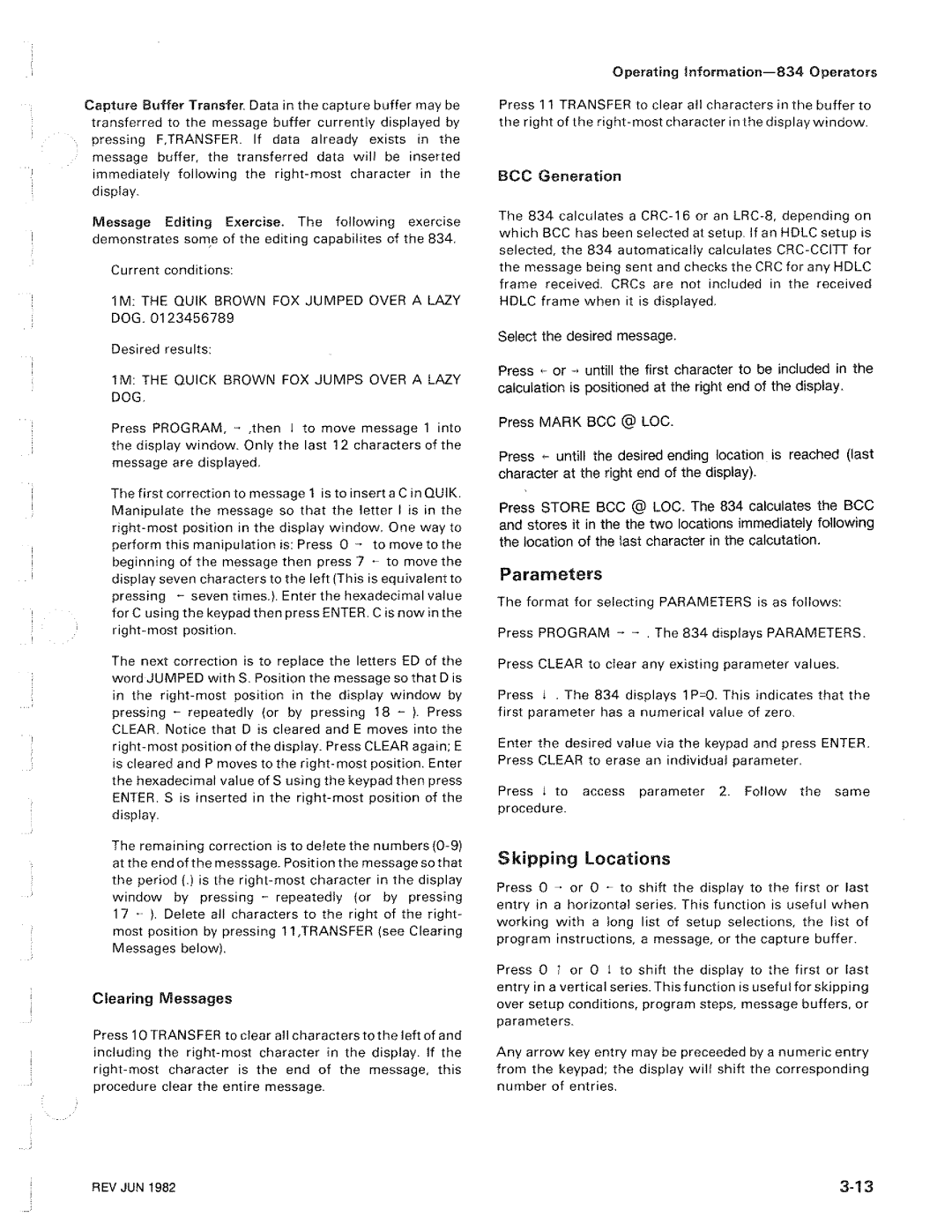 Tektronix 834 manual 