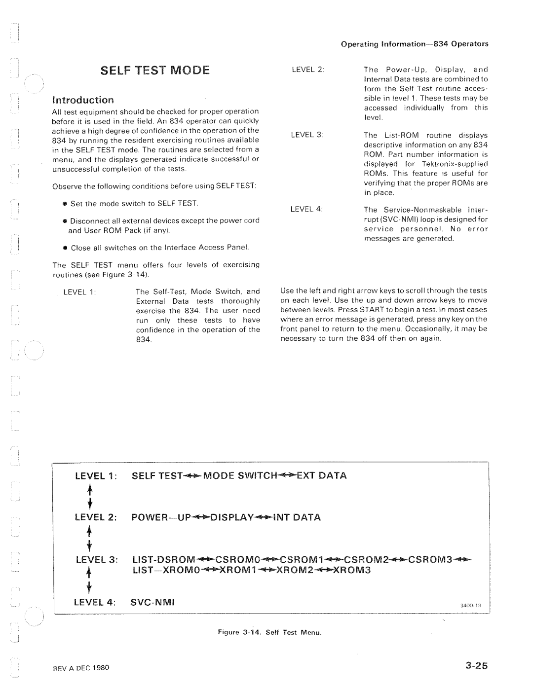 Tektronix 834 manual 