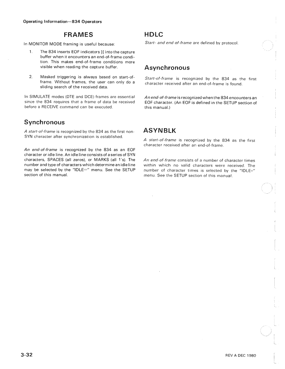 Tektronix 834 manual 