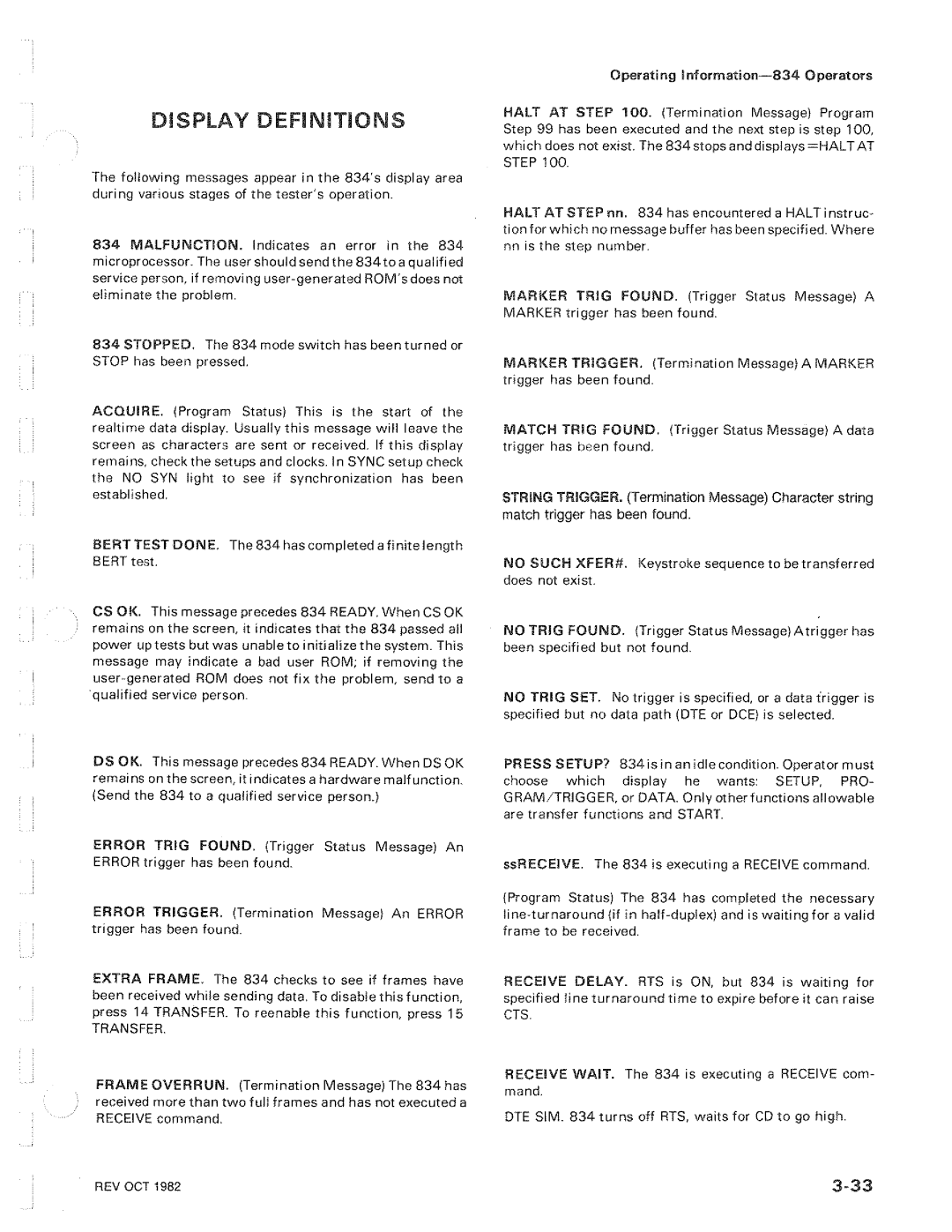 Tektronix 834 manual 